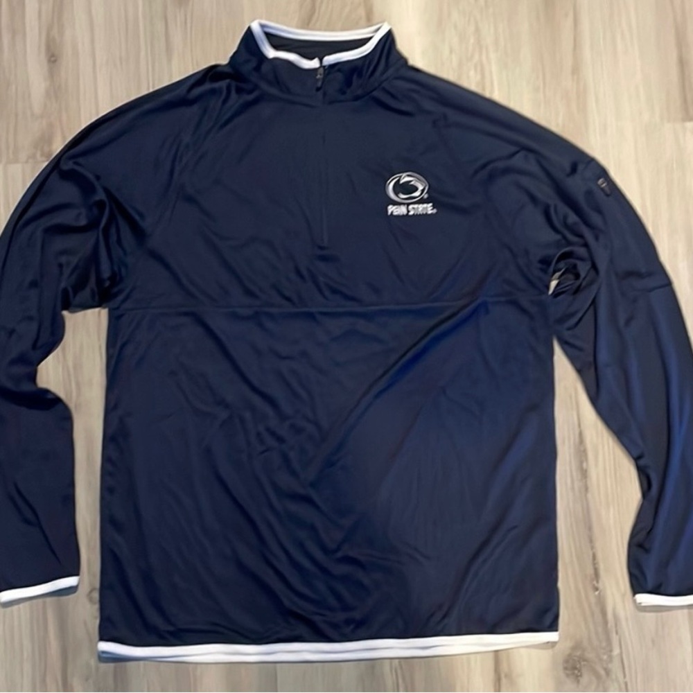 Men’s Penn State Navy Blue Quarter-Zip Pullover, Medium